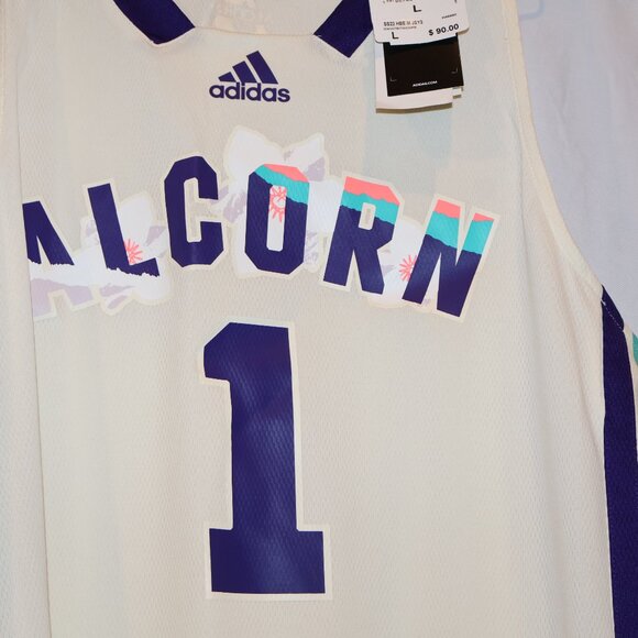 #1 Alcorn State Braves adidas Honoring Black Excellence Basketball Jersey - Picture 4 of 14